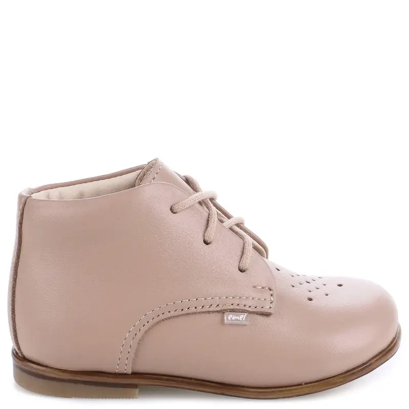 Emel Stone Taupe Lace Toddler Shoe E1426 - Image 4