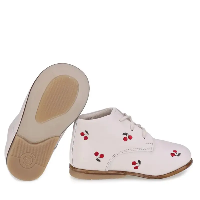 Emel White Cherry Toddler Shoe - Image 2