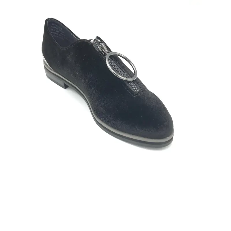 Esporre Bryn Black Velvet Front Zipper - Image 2