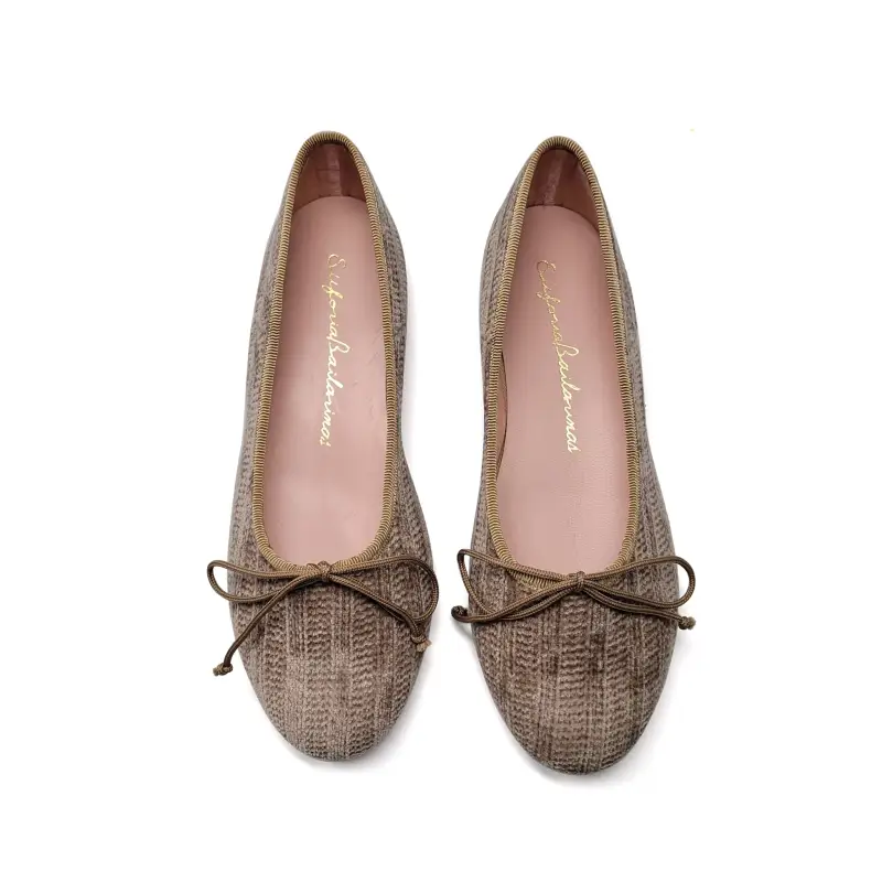 Euphoria Camel Sweater Ballet Flat - Image 2