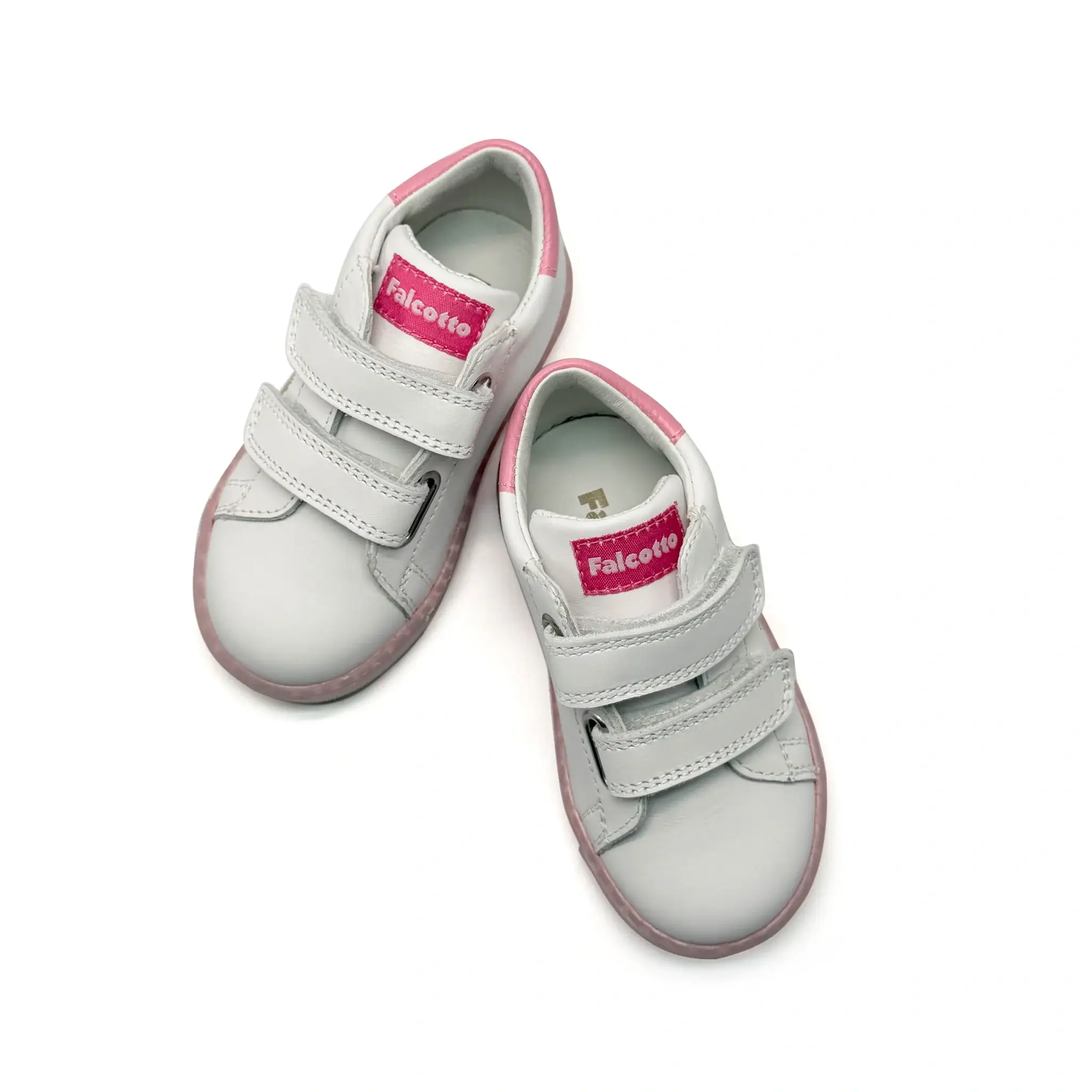 Falcotto Miam White Floral Velcro Sneaker - Image 3