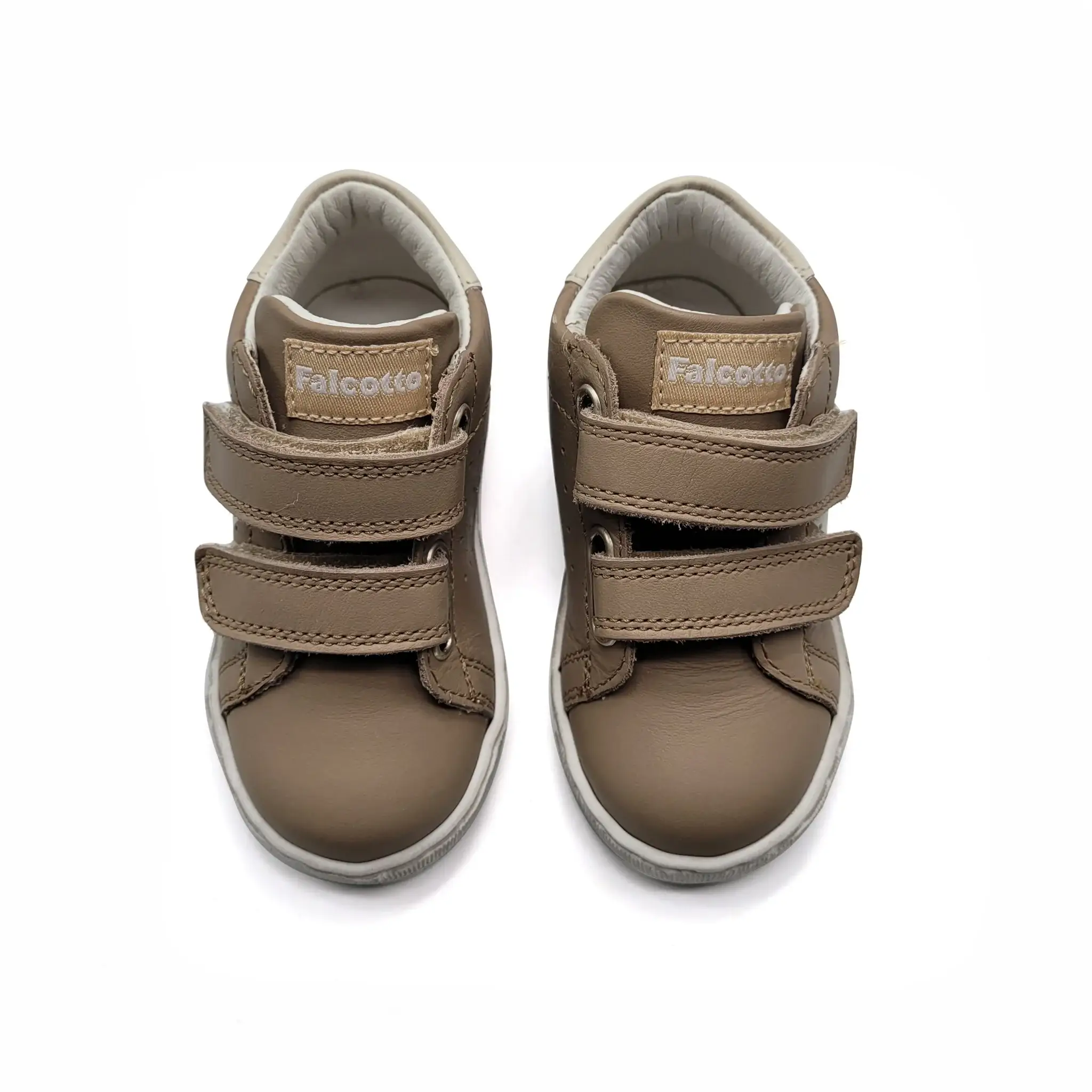 FALCOTTO Salazar Taupe Star Velcro Sneaker - Image 2