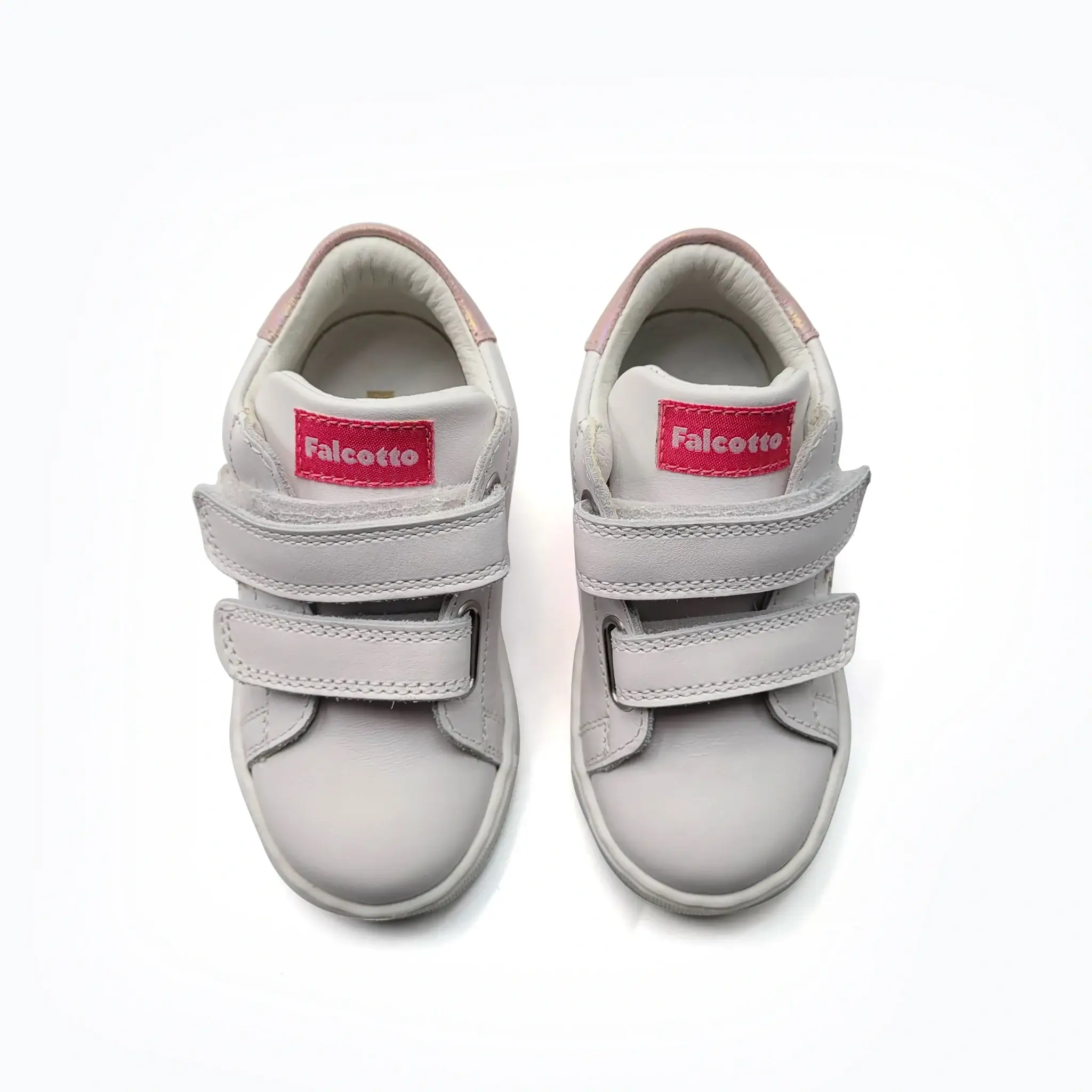 Falcotto Sasha White Lilac Glitter Velcro Sneaker - Image 2