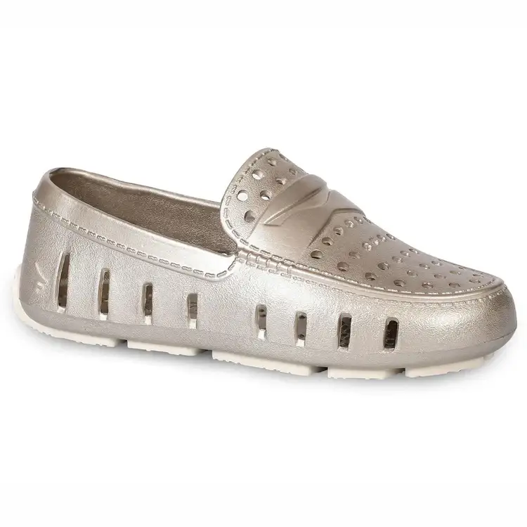 Floafers Prodigy Champagne Metallic Slip on Water Shoe - Image 3
