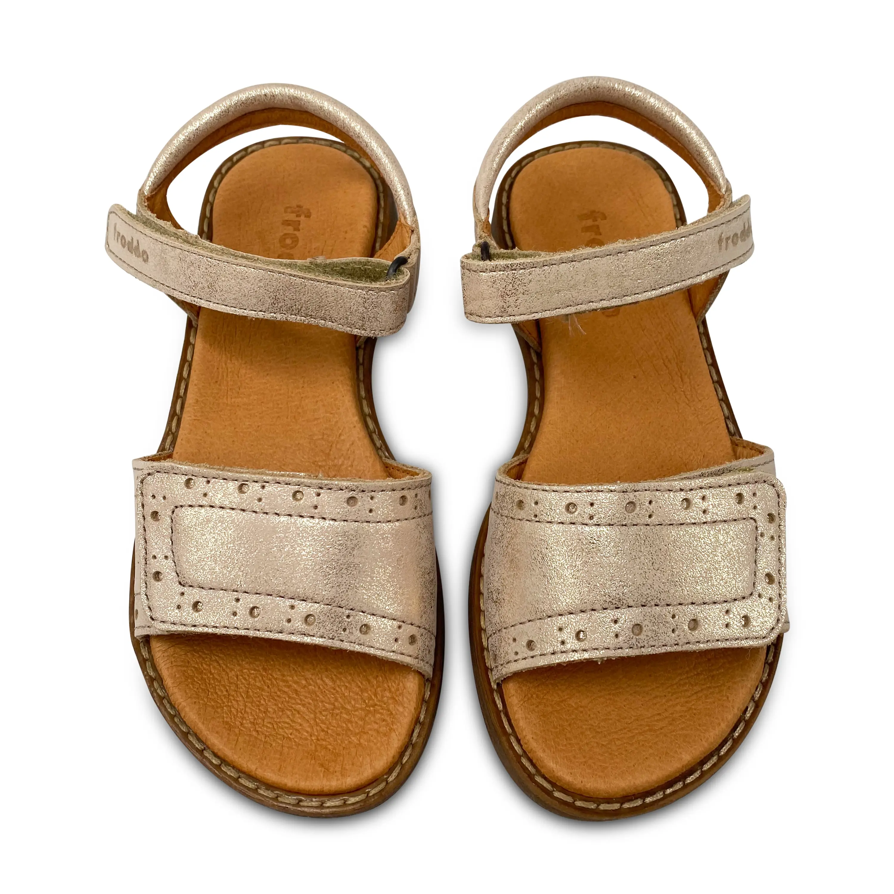 Froddo Gold Velcro Sandal - Image 2