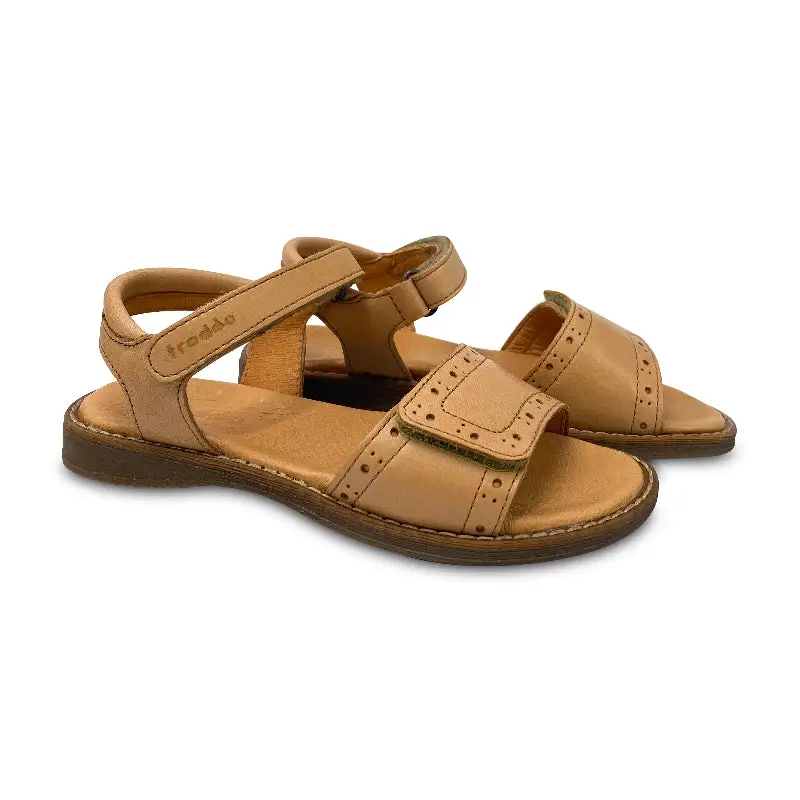 Froddo Tan Leather Velcro Sandal