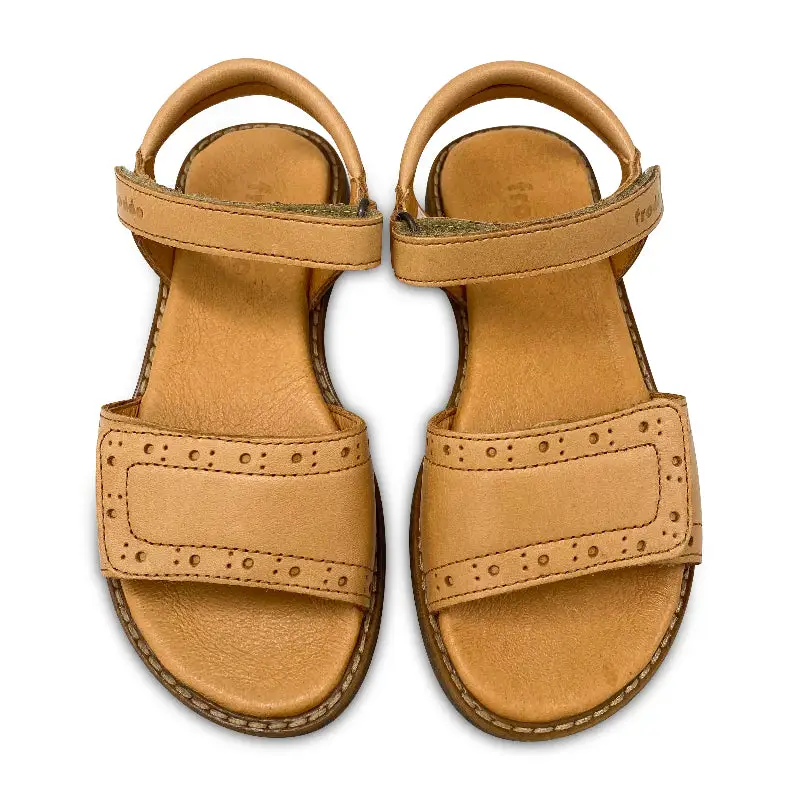 Froddo Tan Leather Velcro Sandal - Image 2