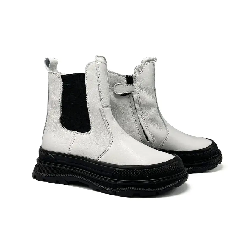 Froddo White Lug Sole Bootie