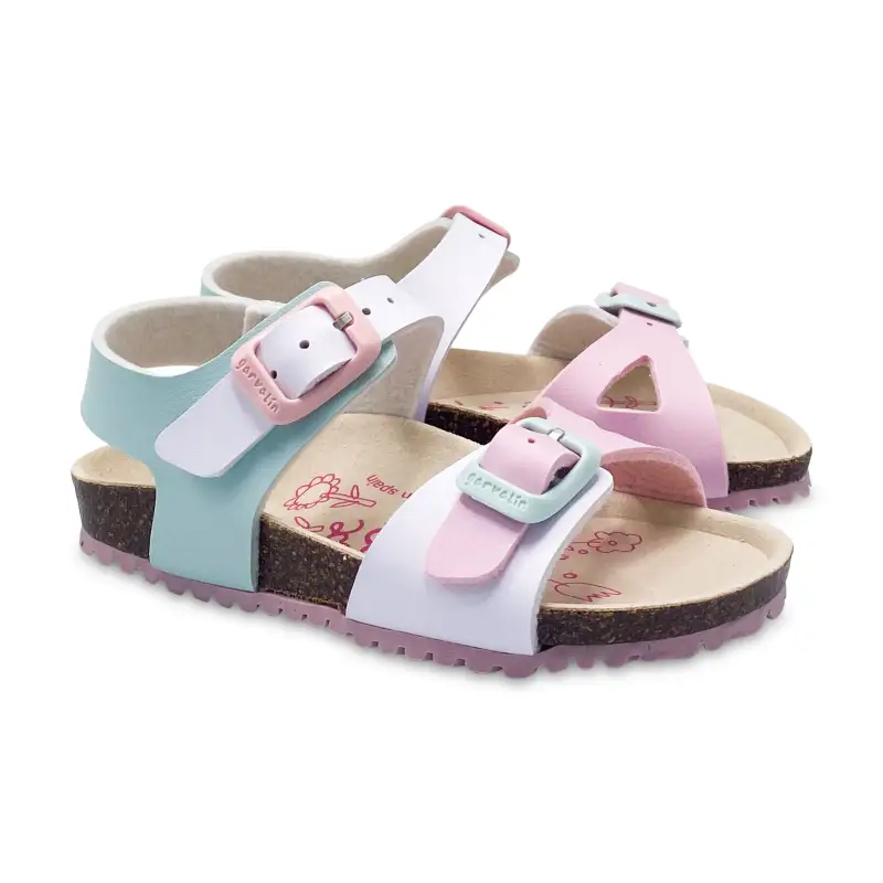 Garvalin Light Pink Mint Sandal
