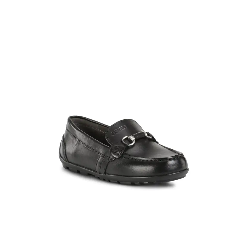 GEOX Black Chain Loafer - Image 2