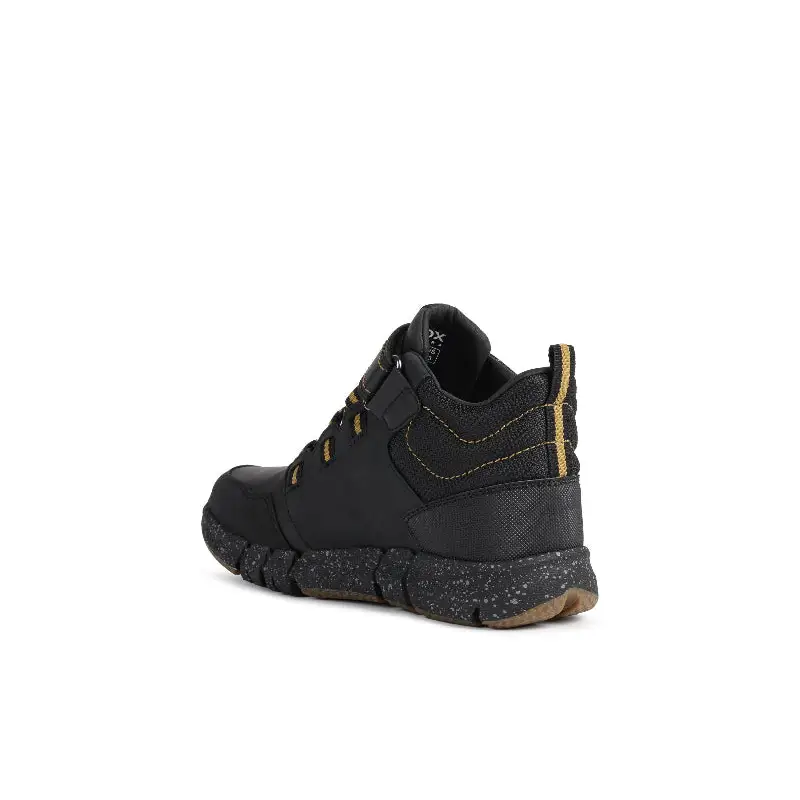 GEOX Black & Yellow Waterproof Boot J949 - Image 3