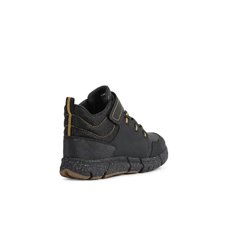 GEOX Black & Yellow Waterproof Boot J949 - Image 4