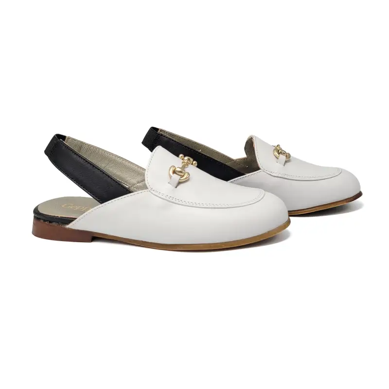 Geppettos Best Selling Girls Leather Dress Slingbacks from Spain