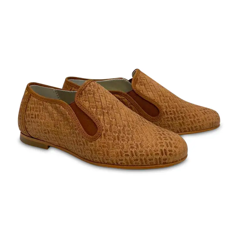 Geppettos Tan Basket Smoking Shoe