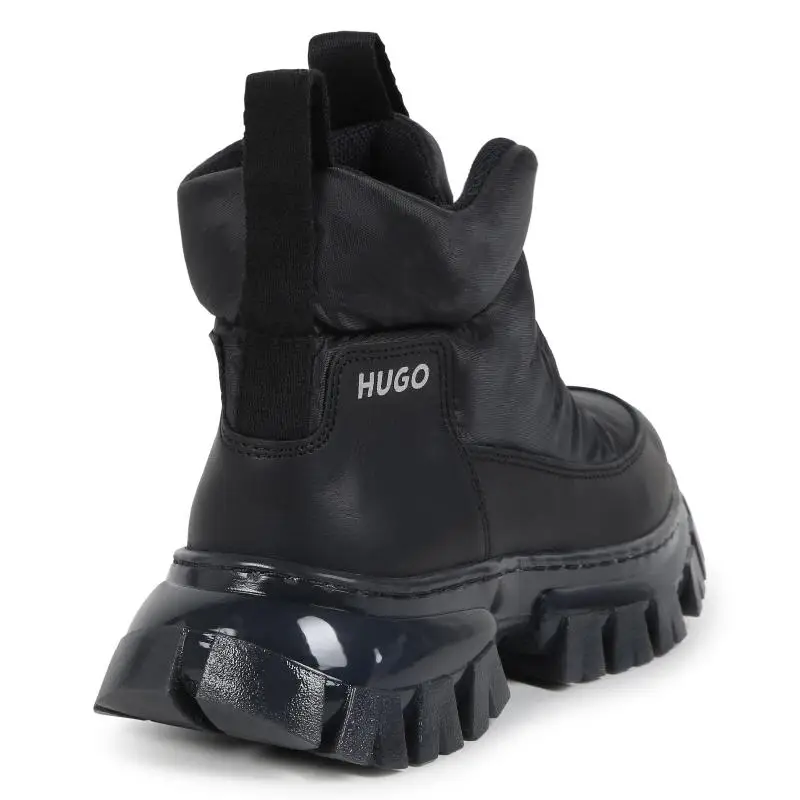 Hugo Black Chunk Sneaker Bootie - Image 5