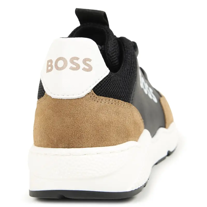 Hugo Boss Black Brown Slip on Sneaker J51314 - Image 9