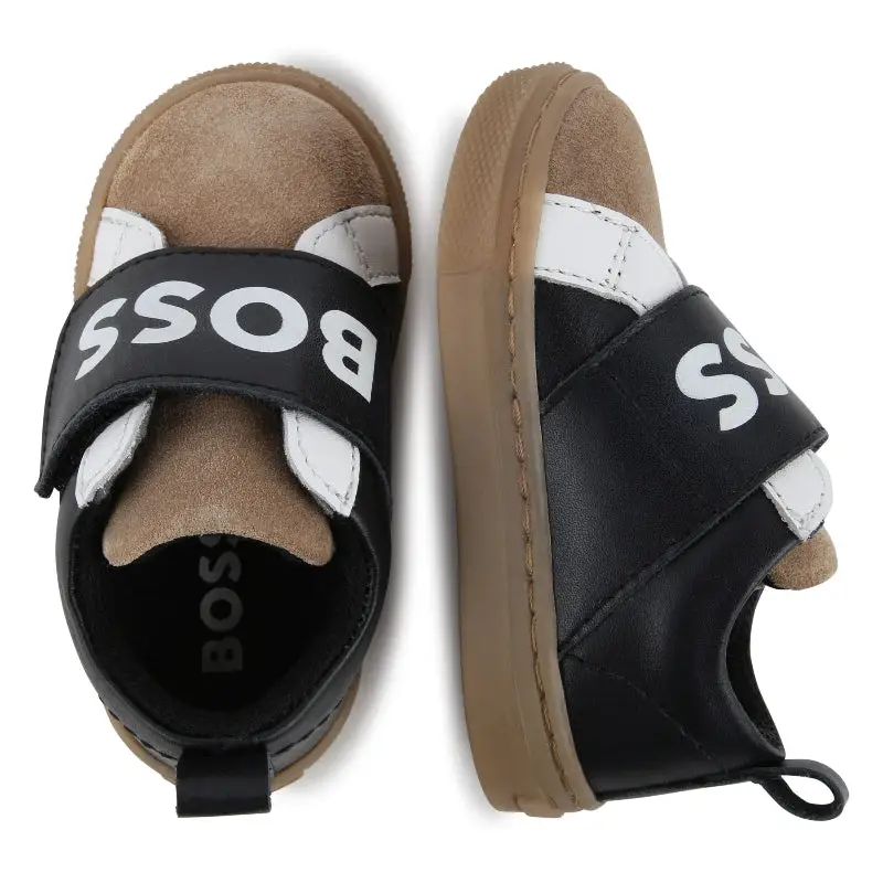 Hugo Boss Black Camel Velcro Sneaker - Image 6