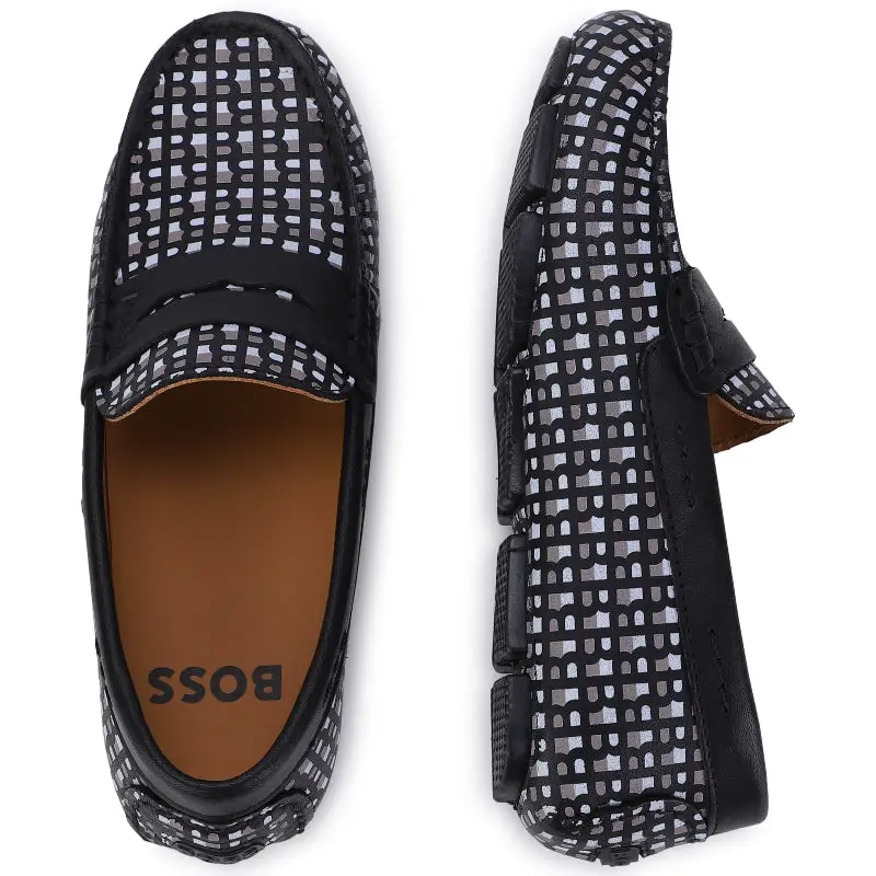 Hugo Boss Black & Tan Penny Loafer - Image 2