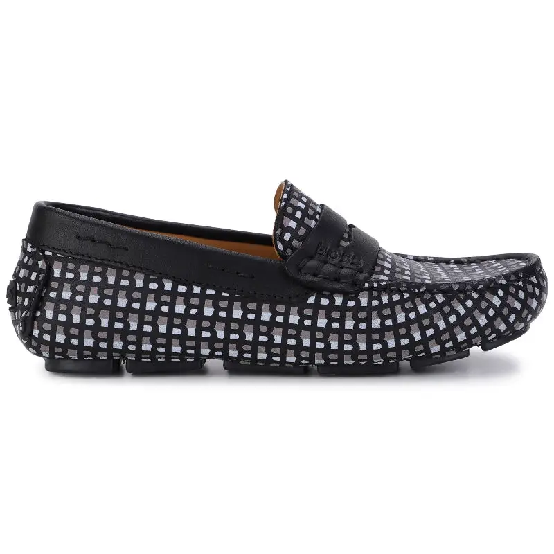 Hugo Boss Black & Tan Penny Loafer - Image 6