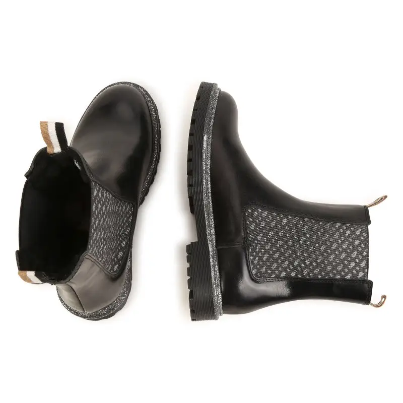 Hugo Boss Black Tan Shimmer "B" Boot J19088 *Size 28 - Image 2
