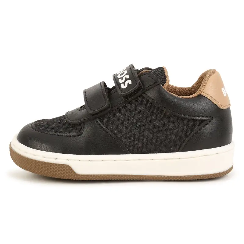 Hugo Boss Black Tan Velcro Sneaker J09206 - Image 3