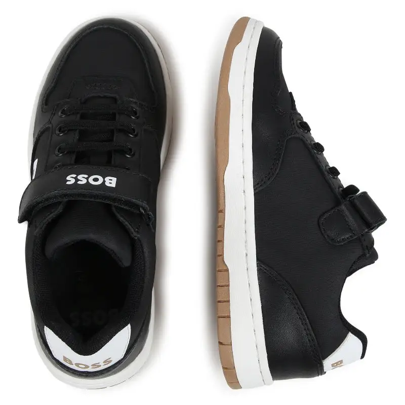 Hugo Boss Black Tuscan Velcro Sneaker J51313 - Image 2