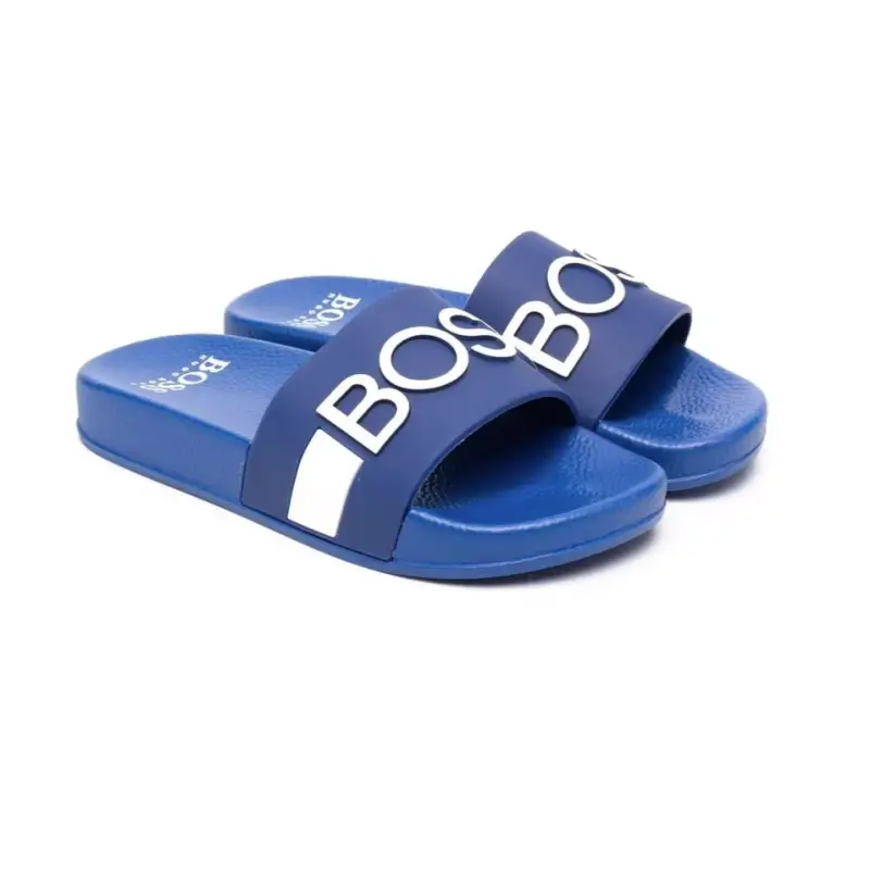 Hugo Boss Blue Logo Slide