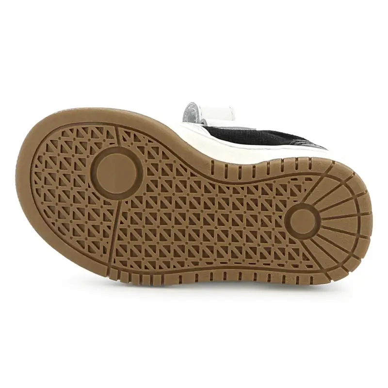 Hugo Boss White Black Camel Velcro Sneaker - Image 6