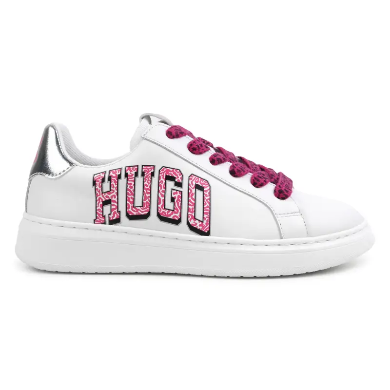 Hugo Boss White Pink Lace Sneaker G00254 - Image 10
