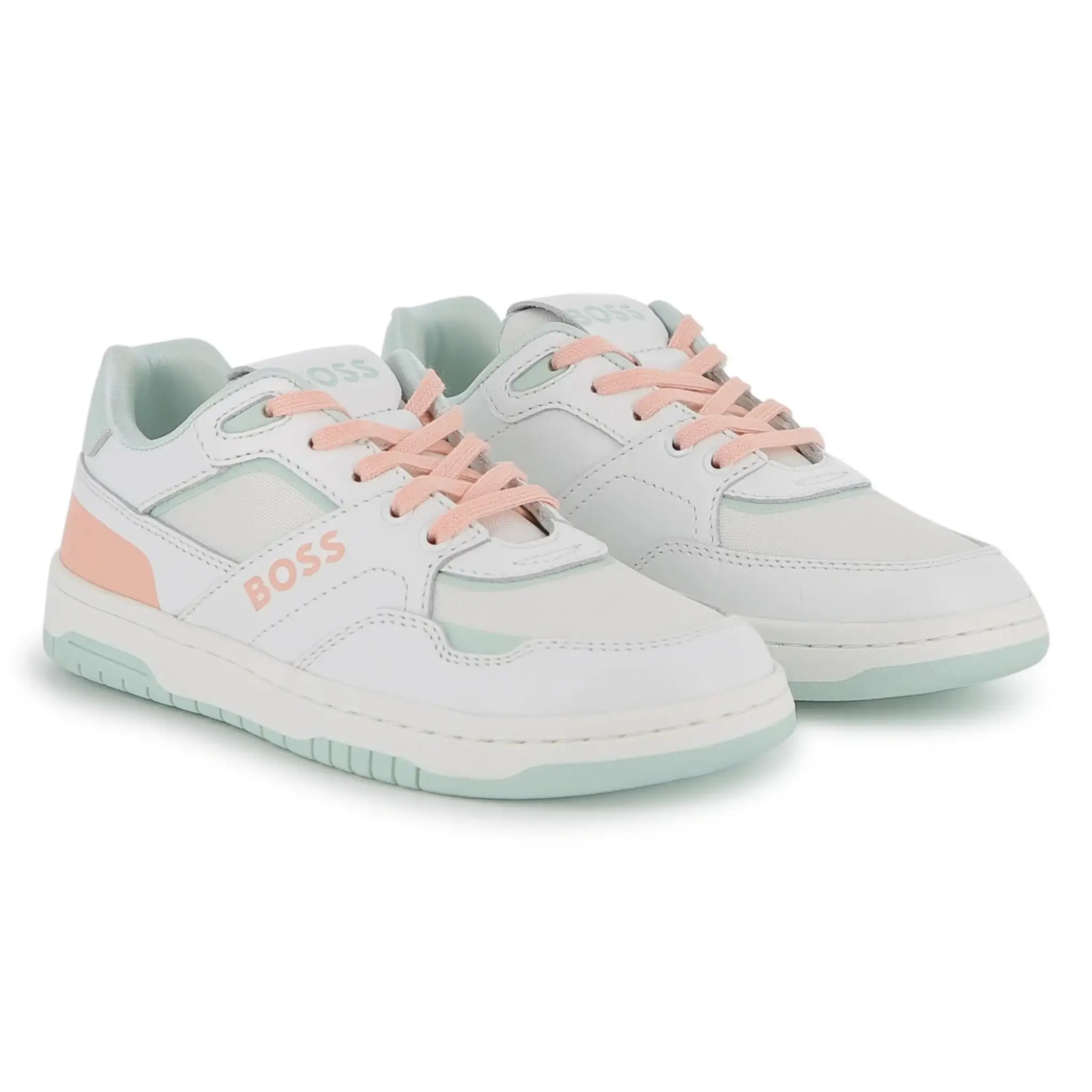 Hugo Boss White Peach Lace Sneaker