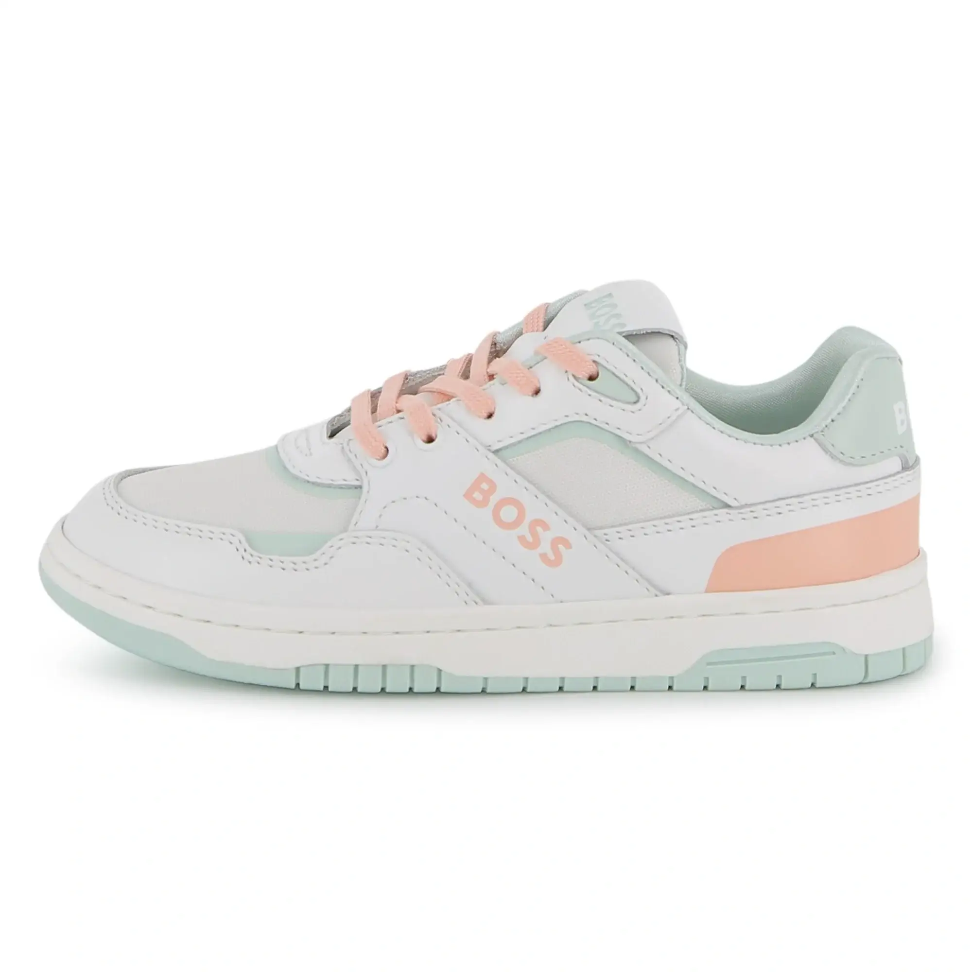 Hugo Boss White Peach Lace Sneaker - Image 4