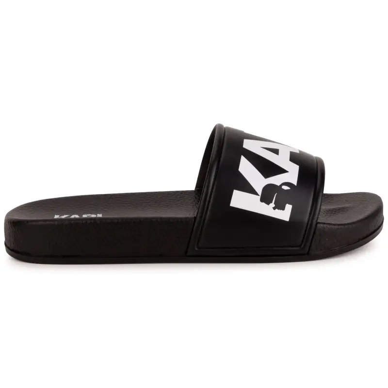 Karl Lagerfeld Black White Logo Slides - Image 2