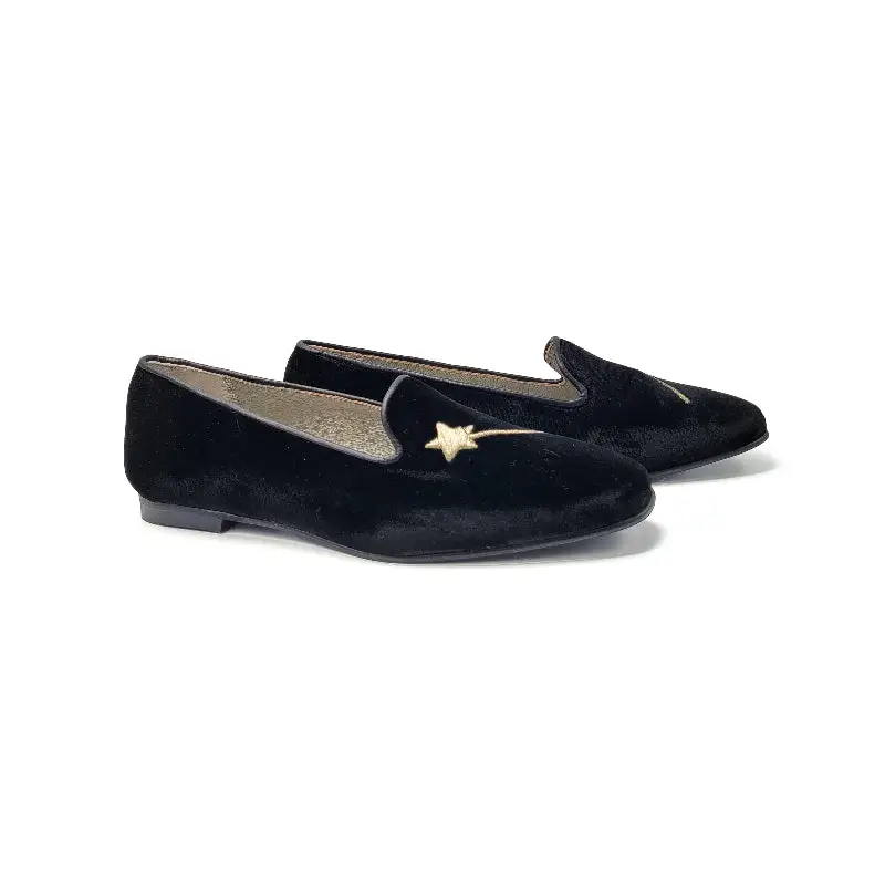 LMDI Black Wand Velvet Slip On - Image 2