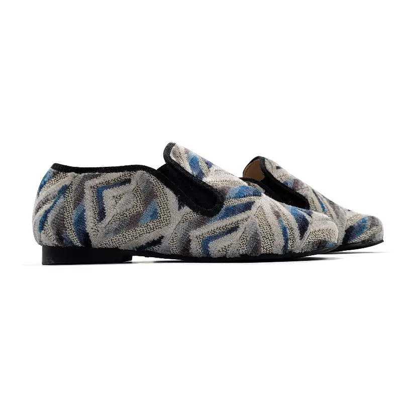 LMDI Blue Folk Smoking Shoe