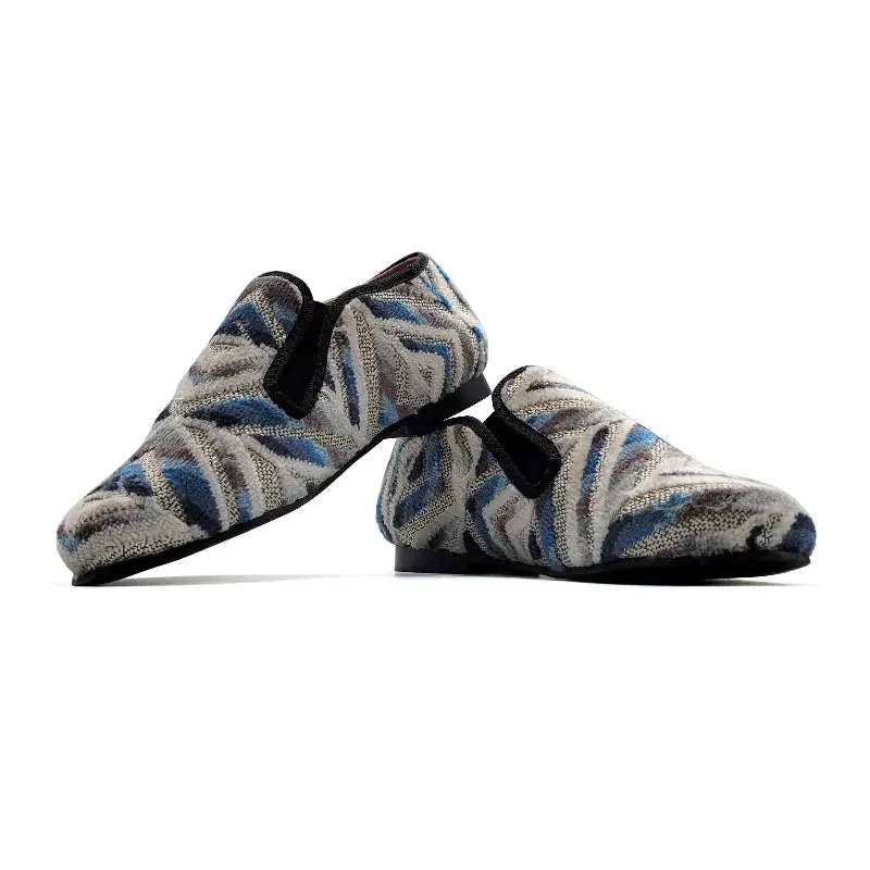 LMDI Blue Folk Smoking Shoe - Image 2