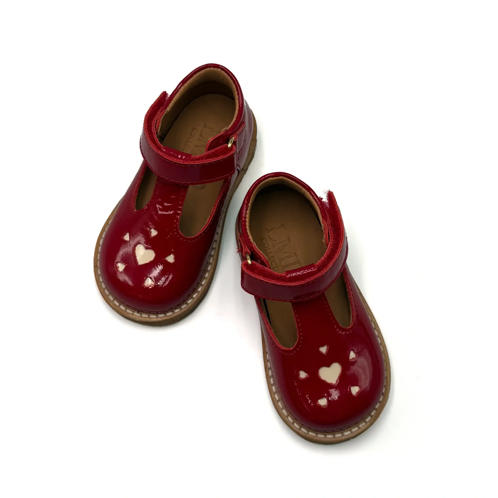 LMDI Cardinal Red First Walker T-Strap