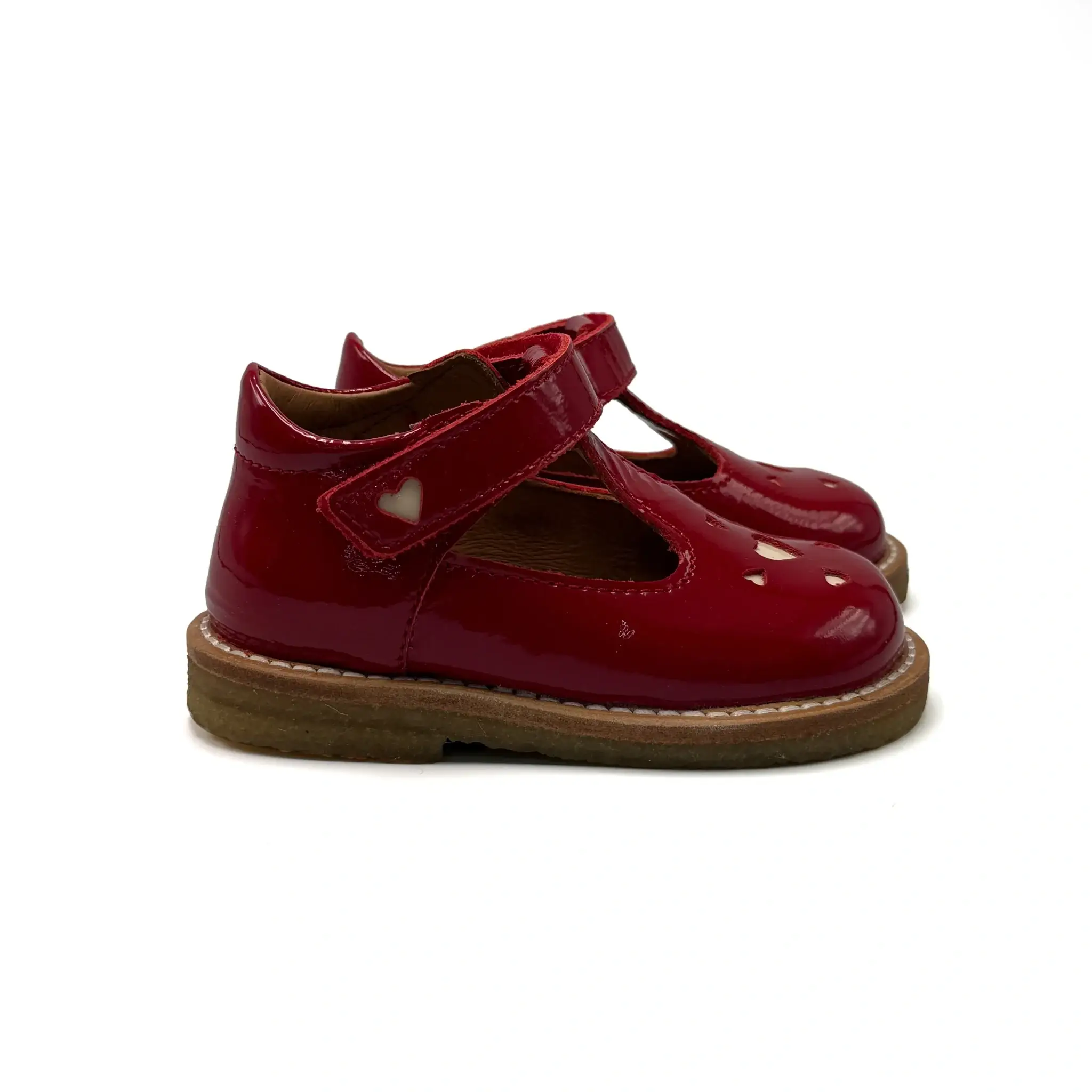 LMDI Cardinal Red First Walker T-Strap - Image 2