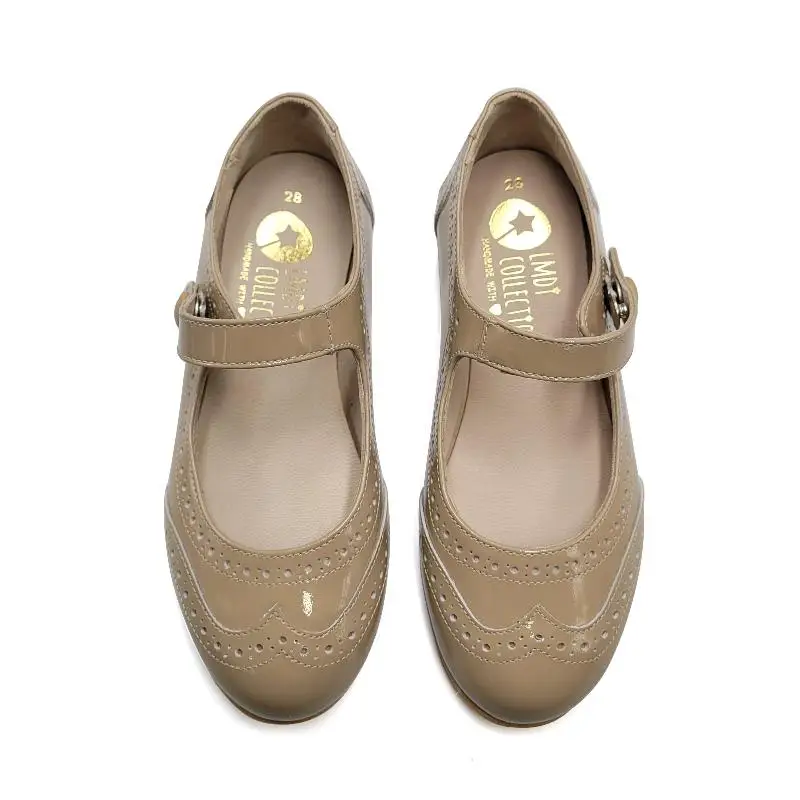 LMDI Doll Clay Patent Wingtip Mary Jane - Image 2