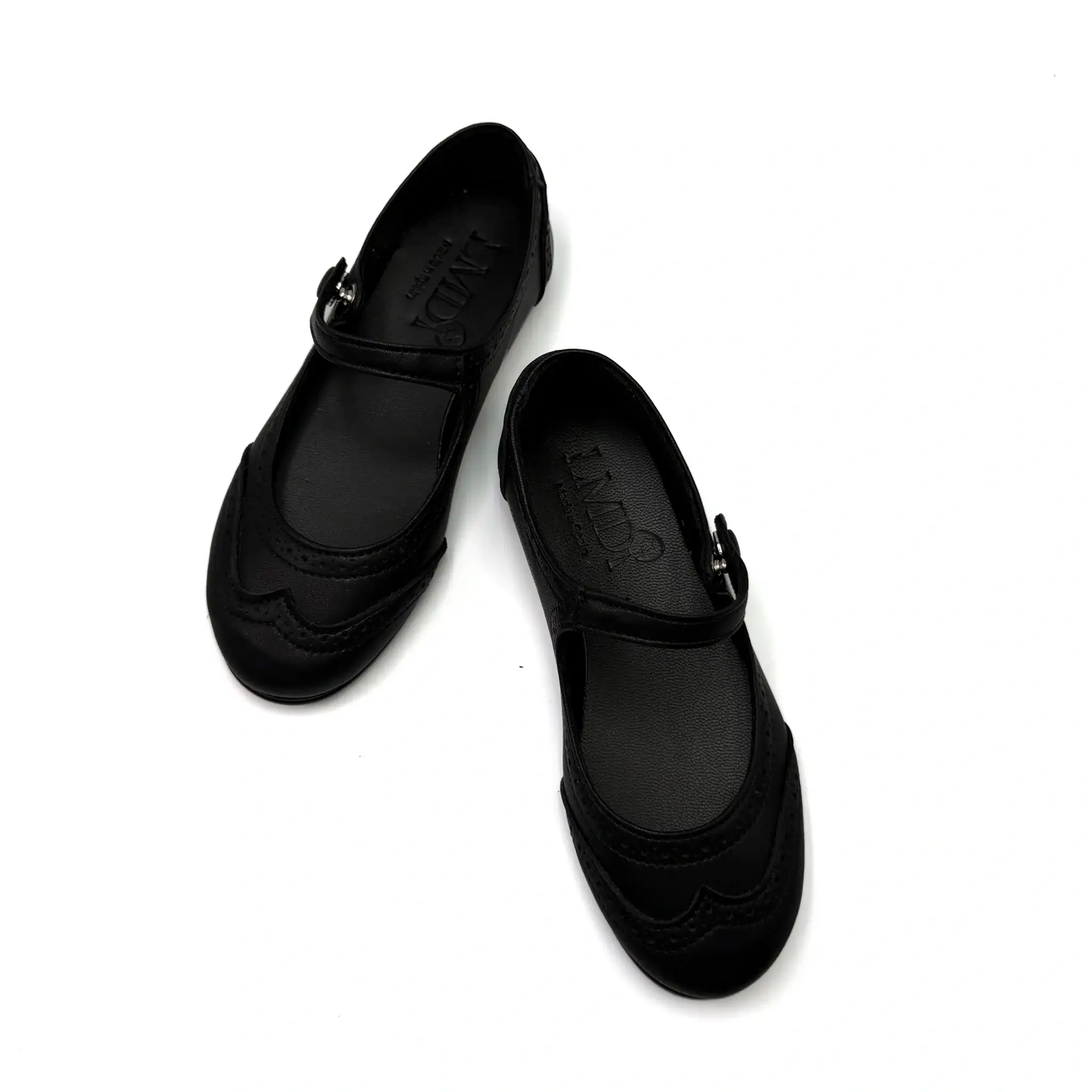 LMDI Doll Wingtip Black Onyx Mary Jane - Image 2