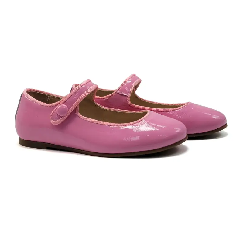 LMDI Iria Bubblegum Pink Patent Mary Jane