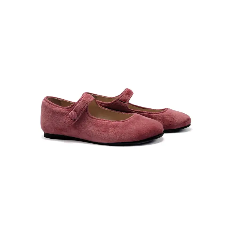 LMDI Iria Raspberry Velvet Mary Jane