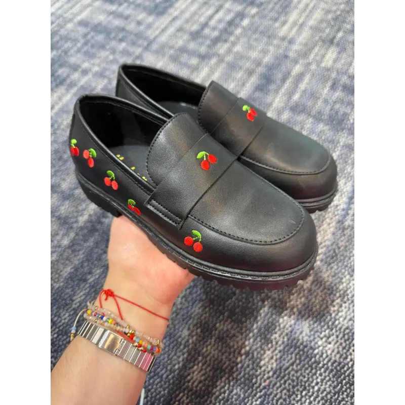 Mamelina Black Cherries Chunky Loafer - Image 3