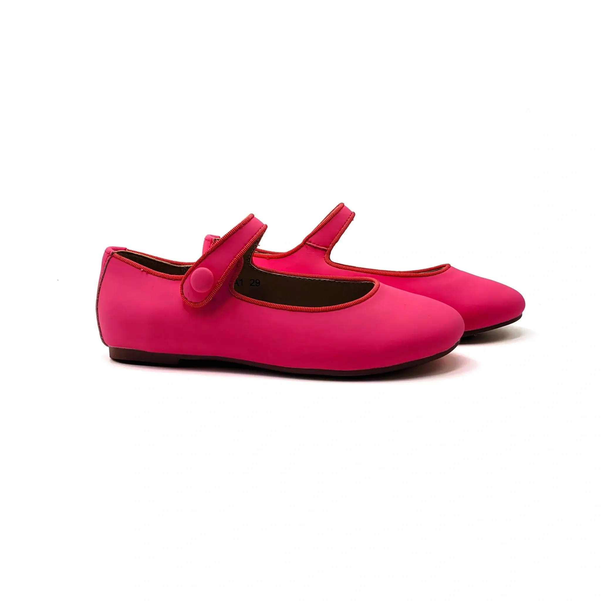 Mamelina Fuchsia Pink Leather Mary Jane