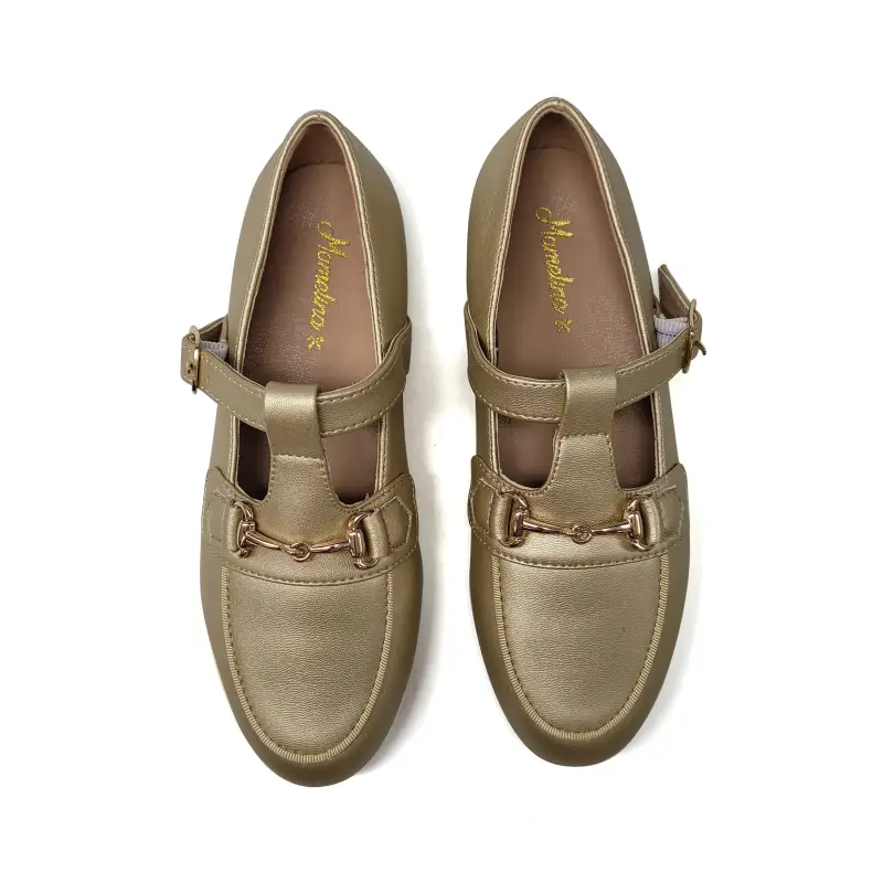 Mamelina Gold Chain T-Strap Mary Jane 186839 - Image 3