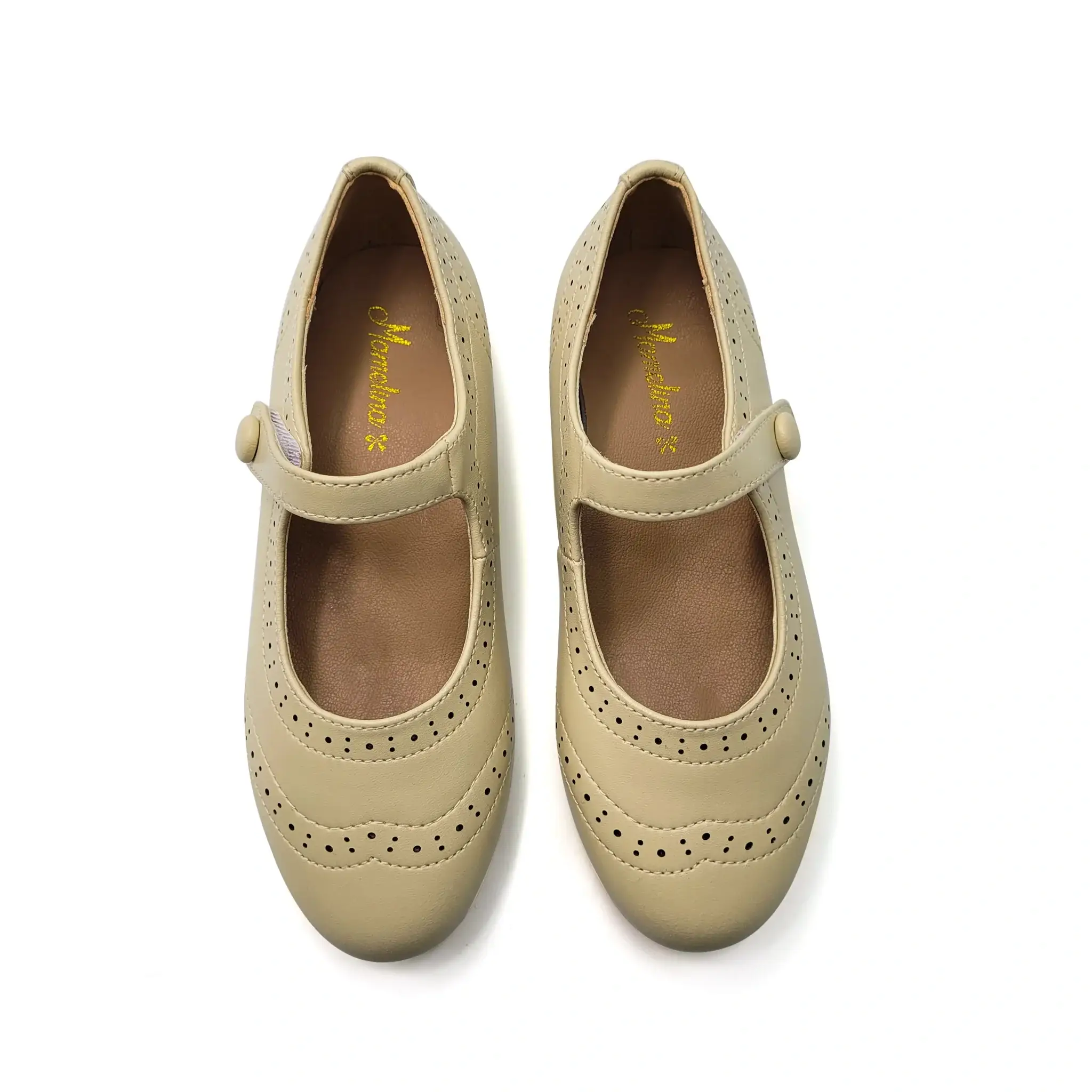 Mamelina Ivory Wingtip Mary Jane - Image 2