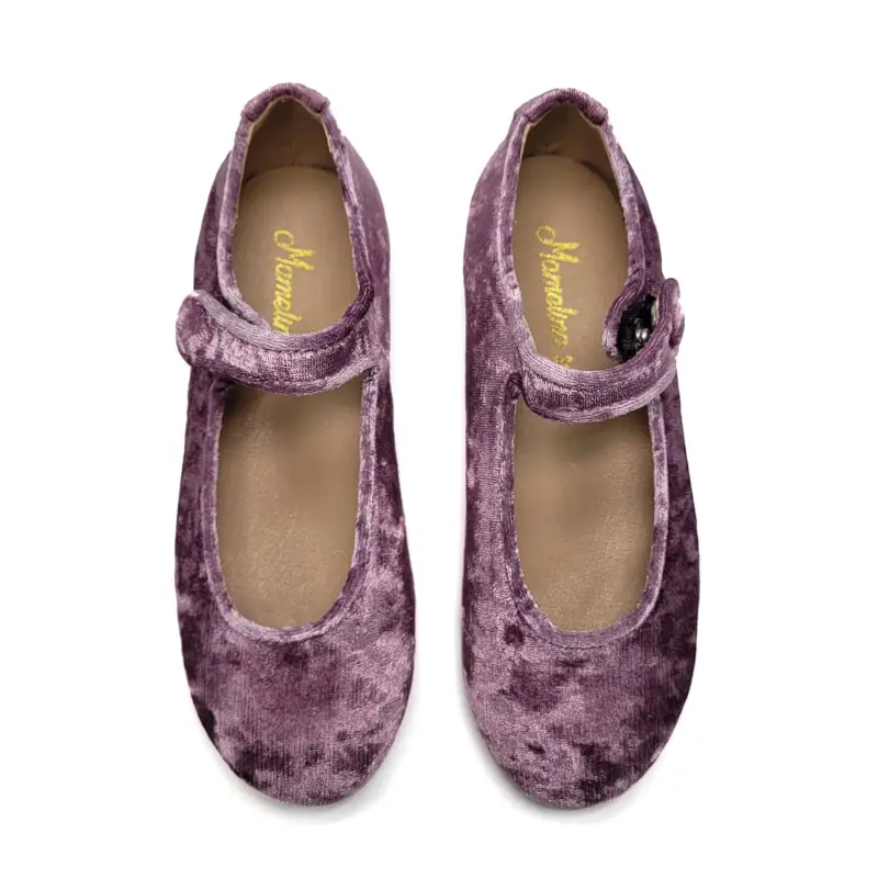 Mamelina Lavender Velvet Mary Jane - Image 2