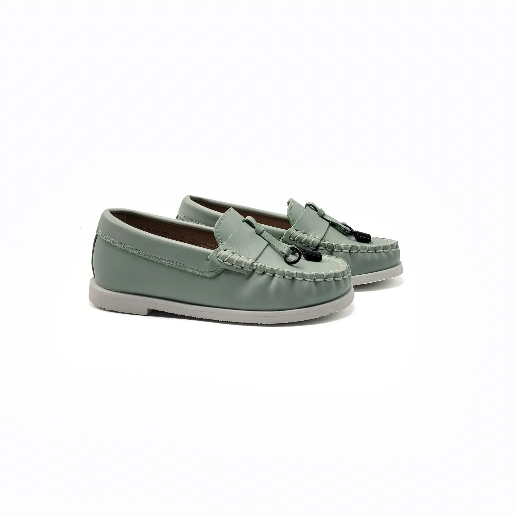 Mamelina Mint Green Charm Loafer