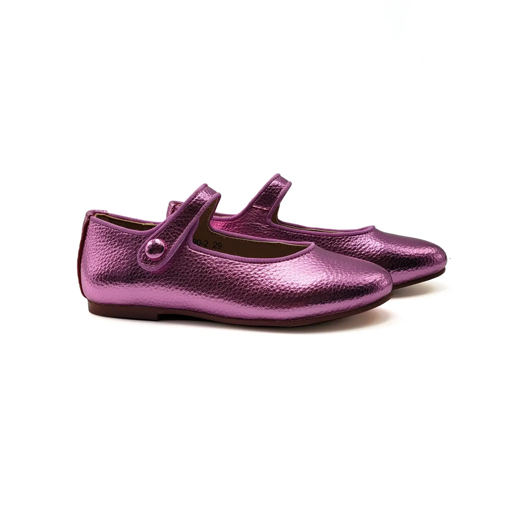 Mamelina Pink Metal Mary Jane