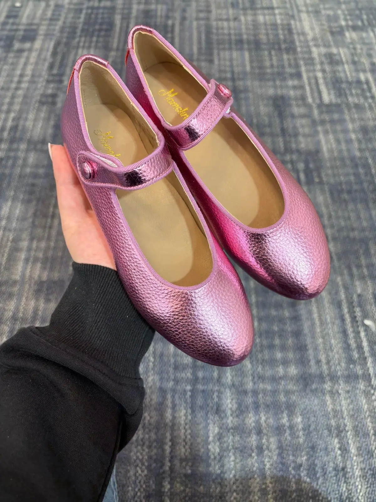 Mamelina Pink Metal Mary Jane - Image 3