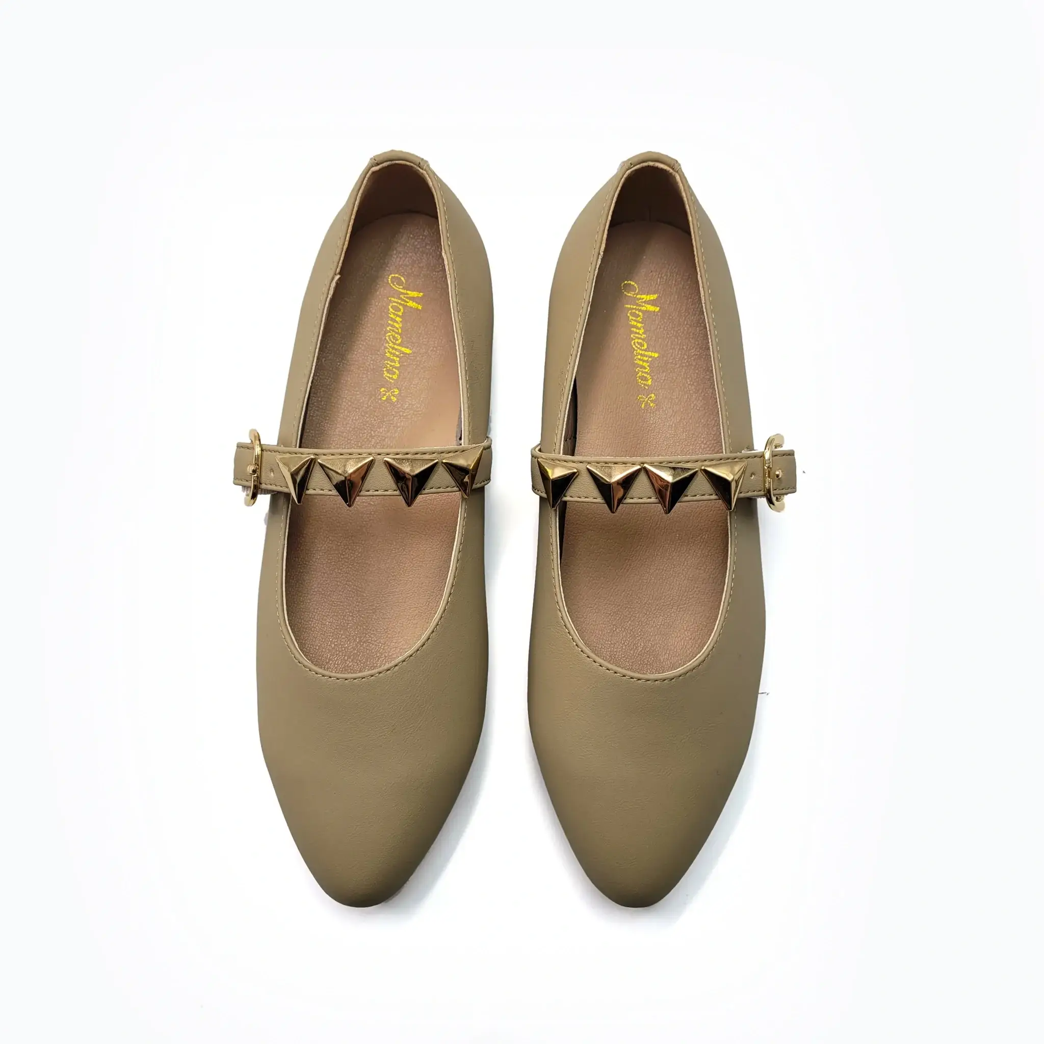 Mamelina Taupe Leather Mary Jane - Image 2